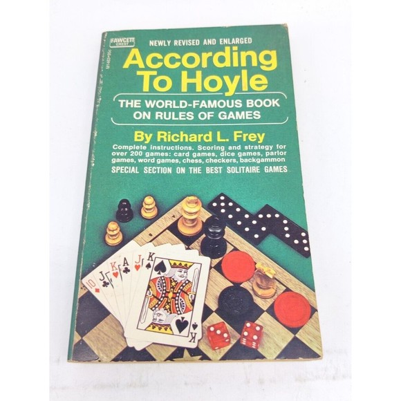 1970 According To Hoyle The World Famous Book On Rules Of Games Richard L. Frey - Picture 1 of 7